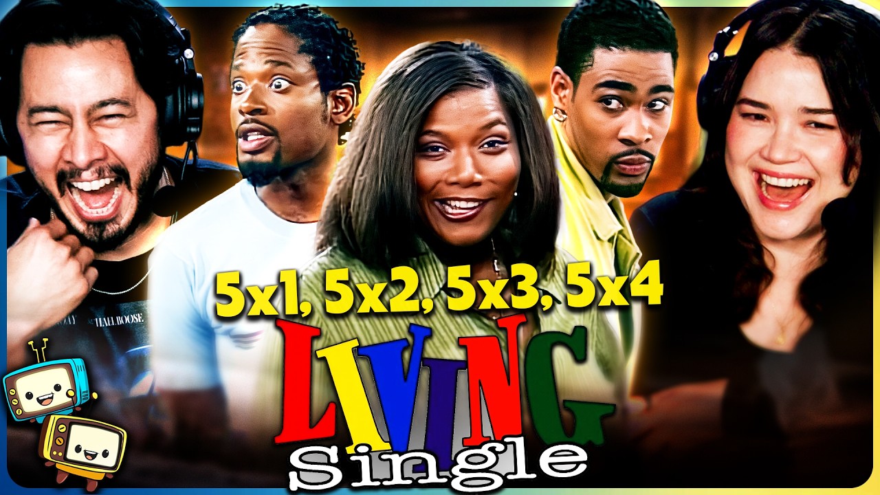 LIVING SINGLE (1996) 5x1, 5x2, 5x3 & 5x4 REACTION! | First Time Watch | Queen Latifah