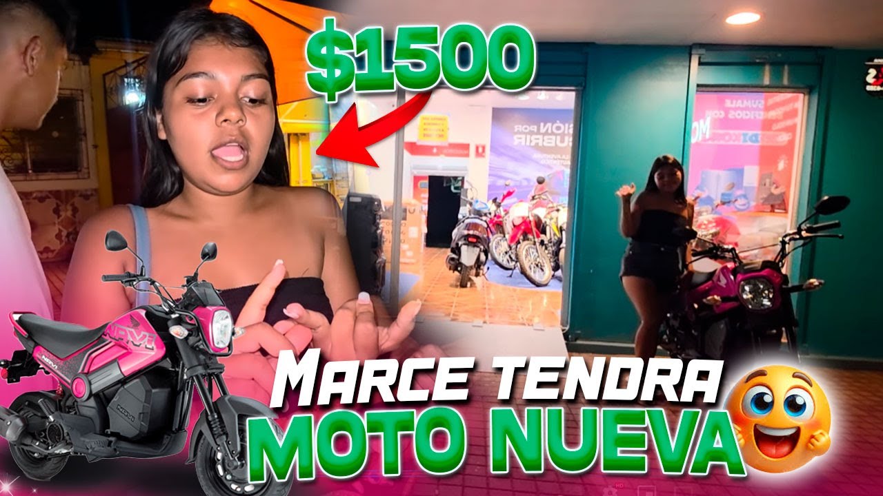 MARCE TENDRÁ MOTO NUEVA 🥳🤩 Camarón ayudara a comprar una moto a Marcela👏🏾