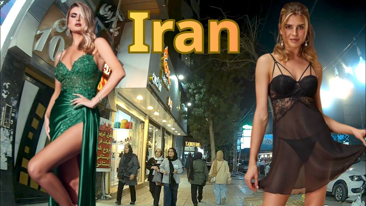 Walk with me in iran : Iranian Girls Street Walk in Tehran Bazaar