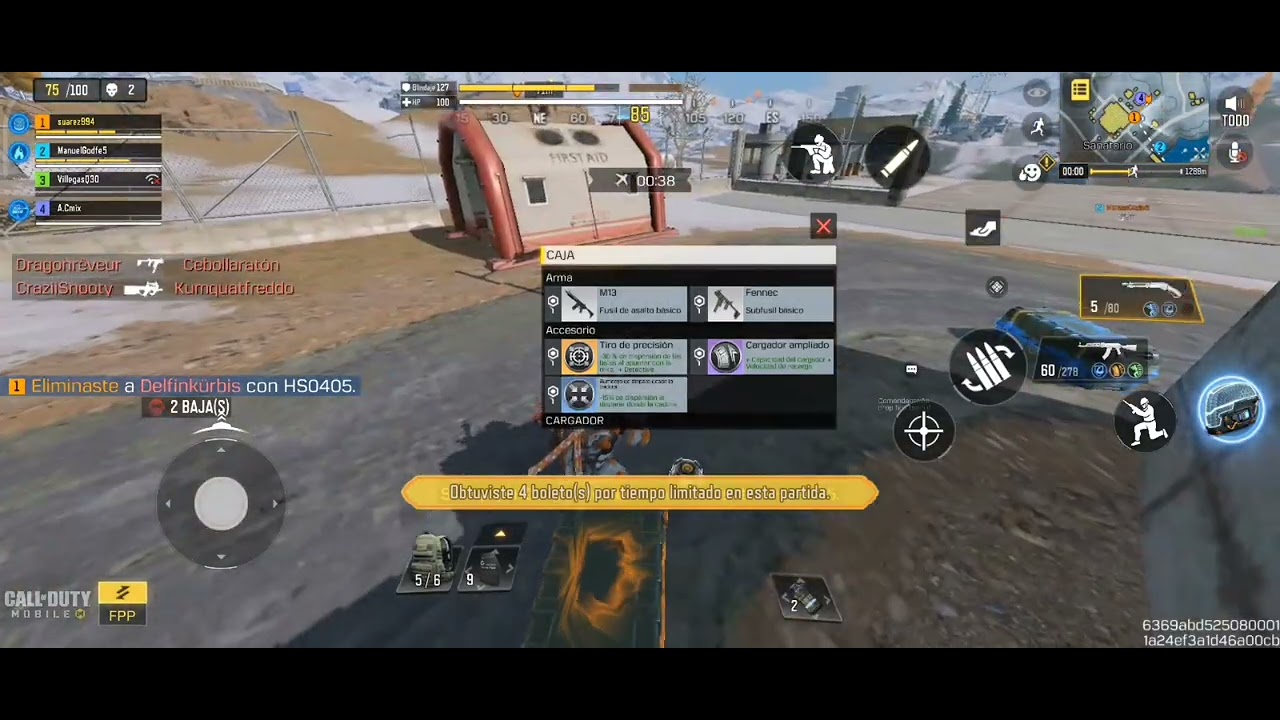un manco jugando COD Mobile 😅