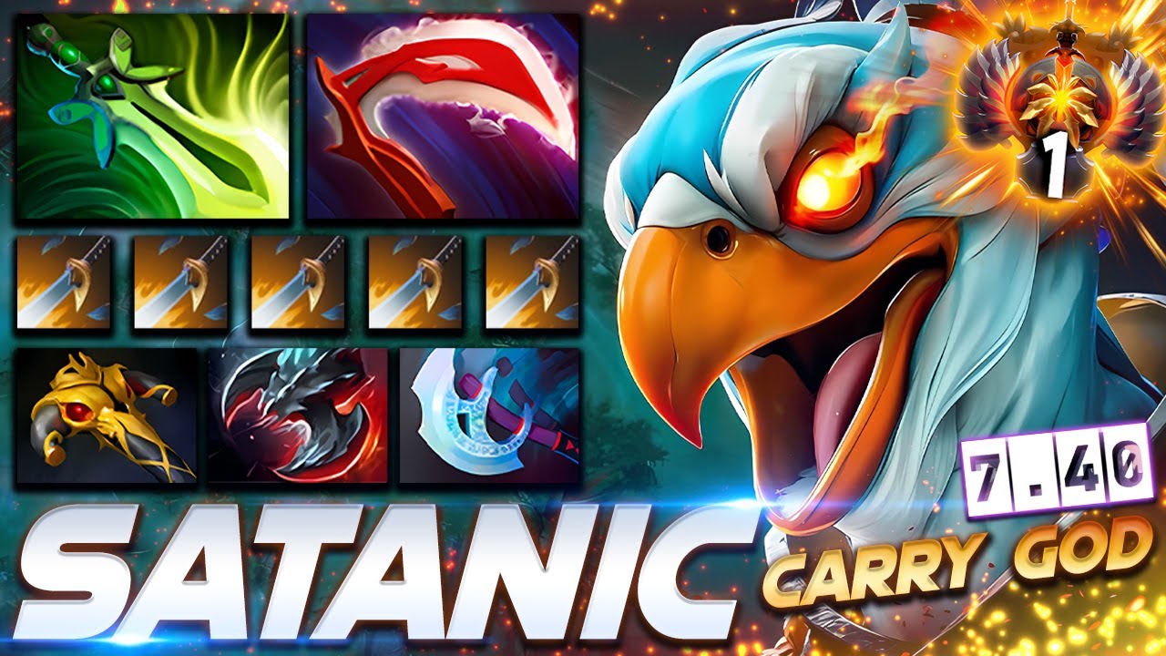 Satanic KEZ 7.40 Carry God - Dota 2 Pro Gameplay [Watch & Learn]