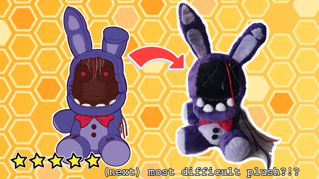 Я воссоздал ЕЩЁ ОДНУ отвратительную плюшевую игрушку FNAF, созданную фанатами [Часть 2] + выкройка
