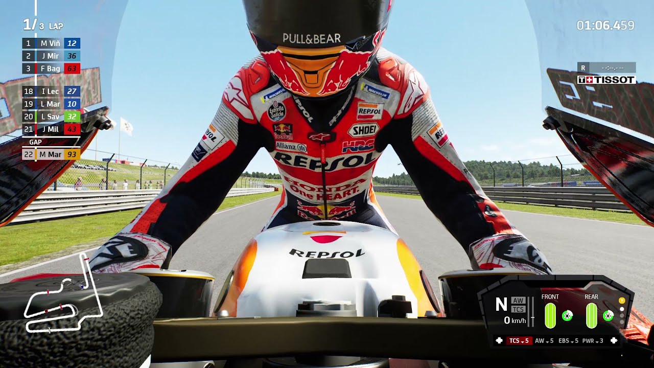 MotoGP™21 Bike retrieval compilation (PC Game)