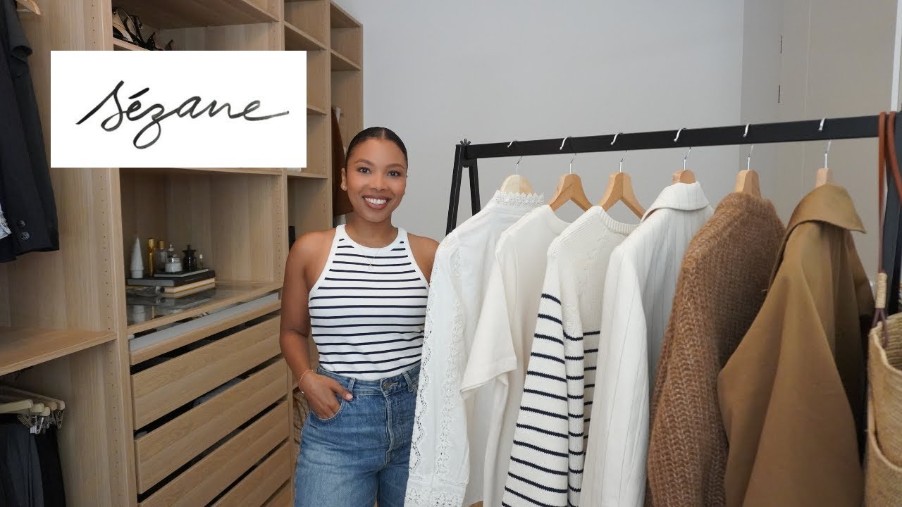 Sézane French Essentials Try On | Capsule Wardrobe Staples