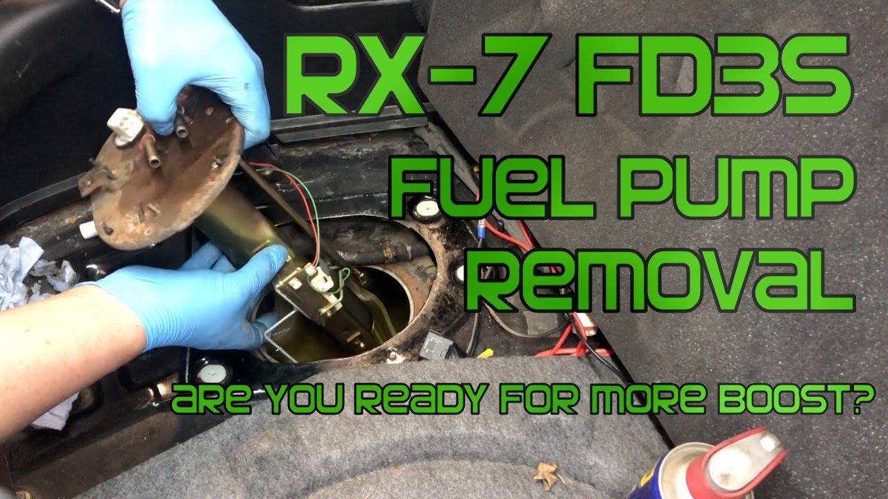 Essex Rotary Quick Vid 41 - How To Remove RX7 FD Fuel Pump