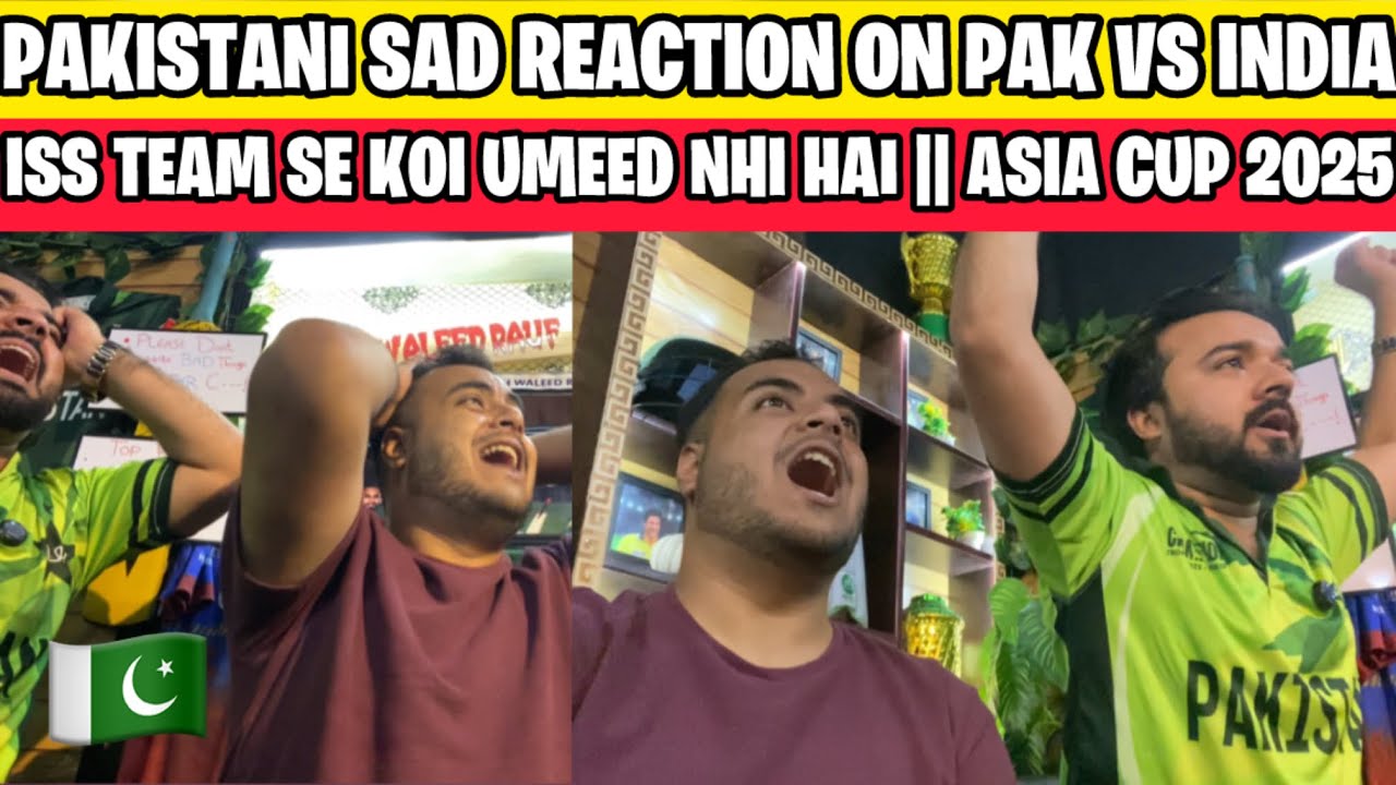 PAKISTANI ANGRY REACTION ON INDIA WIN VS PAKISTAN || INDIA VS PAKISTAN || ASIA CUP 2025