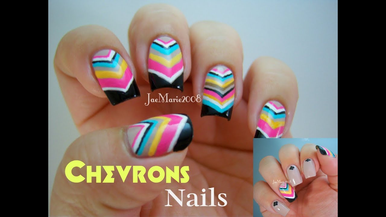 Nails for the Summer...CHEVRONS!!