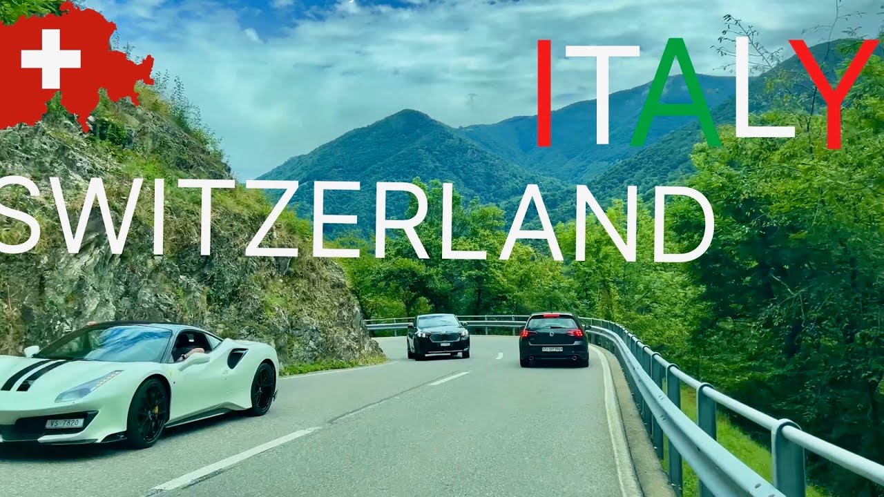 Driving in Switzerland 🇮🇹🇨🇭Italy || a stop at a campsite in Ascona || Travel Guide