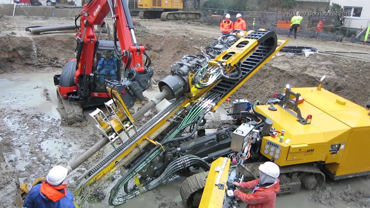 KLEMM KR 806-3F & HBR 122 on jobsite - 6 min