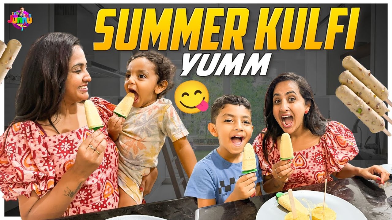 Summer Kulfi Yumm || Junnu Munnu Vlogs