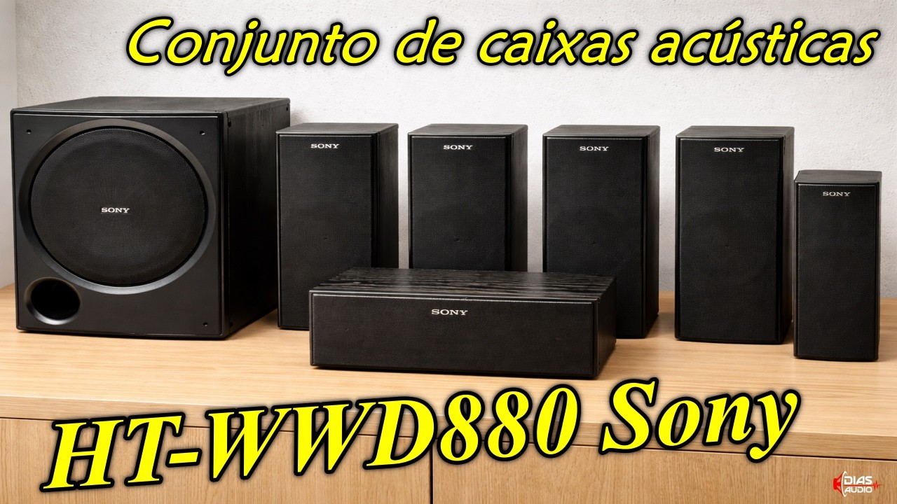 Caixas de Som Sony HT DDW880 Originais !Muito Bem Conservadas