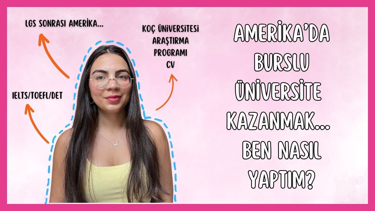 Liseden Mezun Olup YKS’ye Bile Girmeden Amerika’da Burslu Üniversite Kazanmak Mümkün! #yks 