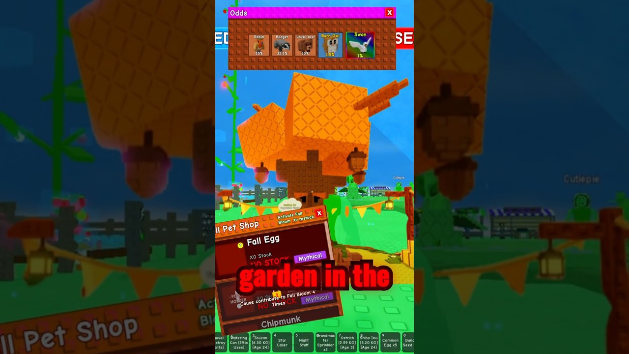 🍂УТЕЧКА ОБНОВЛЕНИЯ ОСЕННЕГО СОБЫТИЯ в Grow a Garden! (Roblox)