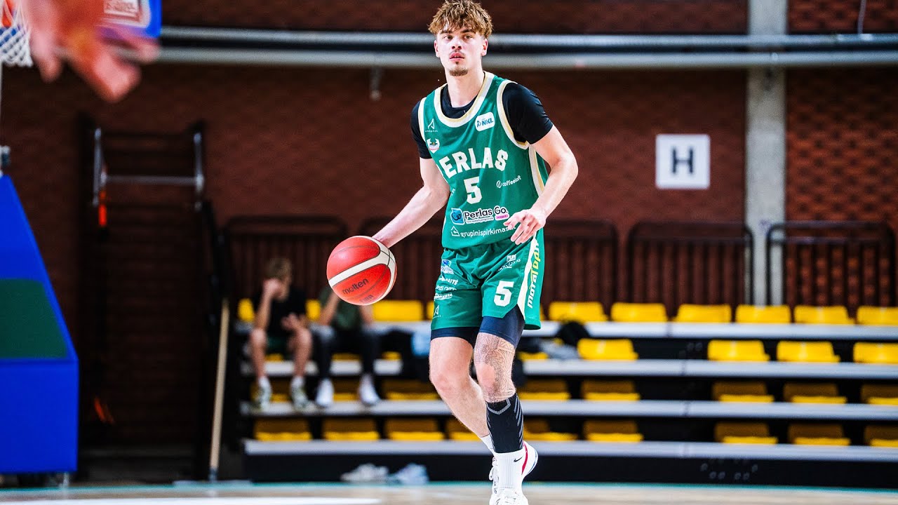 #5 Titas Pazarauskas (PG) 16pts 6reb 2ast 1blk vs Telsiai 2025.12.20 Lithuania NKL