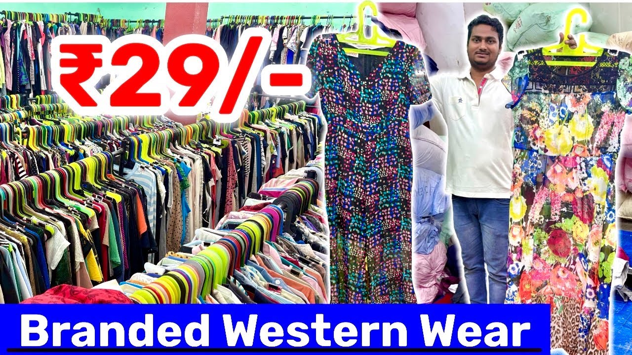 ₹29/- Western wear wholesale in Kolkata l ladies export surplus garments l किलो से सस्ता