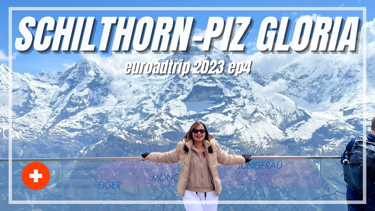 SWITZERLAND🇨🇭 | @SchilthornPizGloria James Bond Brunch + cable car ride | MiCHEL 💕