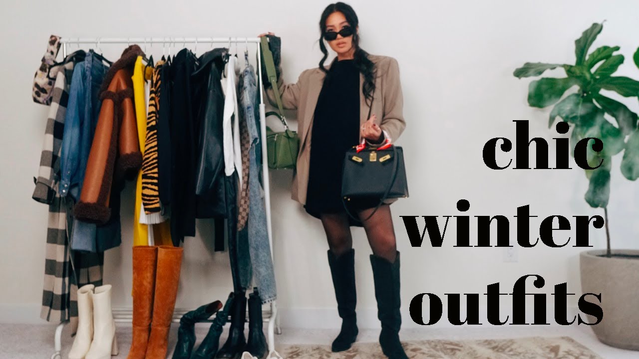 CHIC WINTER OUTFITS | LOOK BOOK AND TRY ON 2022