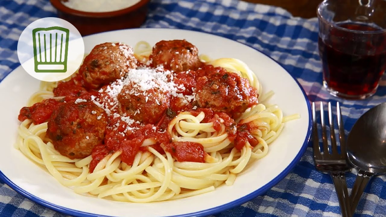 Scharfe Hackfleischbällchen mit Spaghetti Rezept #chefkoch