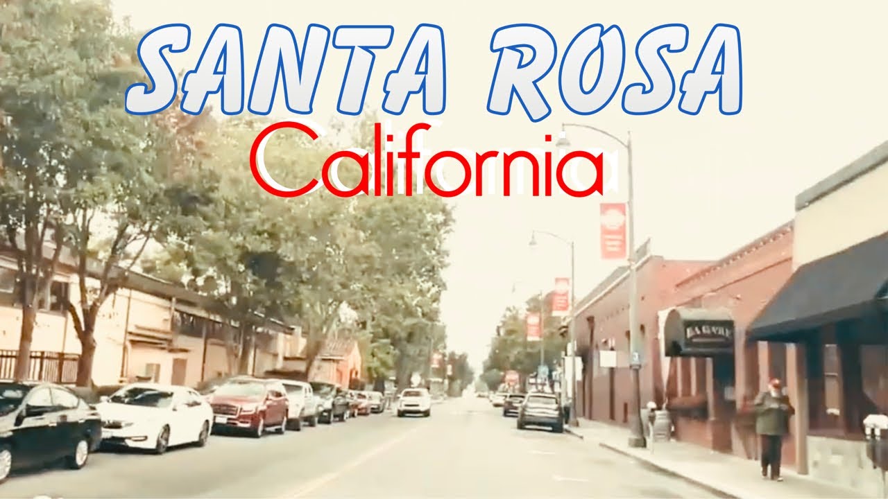 Driving Around Town, Santa Rosa, California