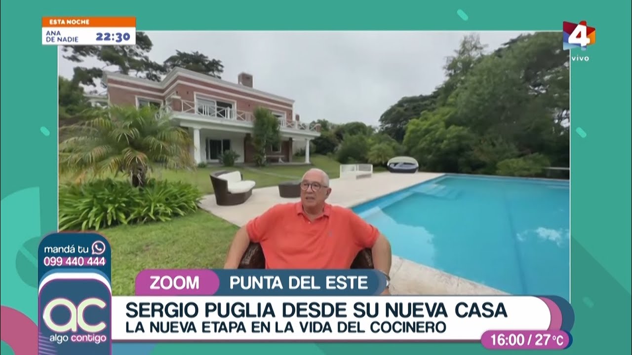 Algo Contigo - Sergio Puglia desde su nueva casa
