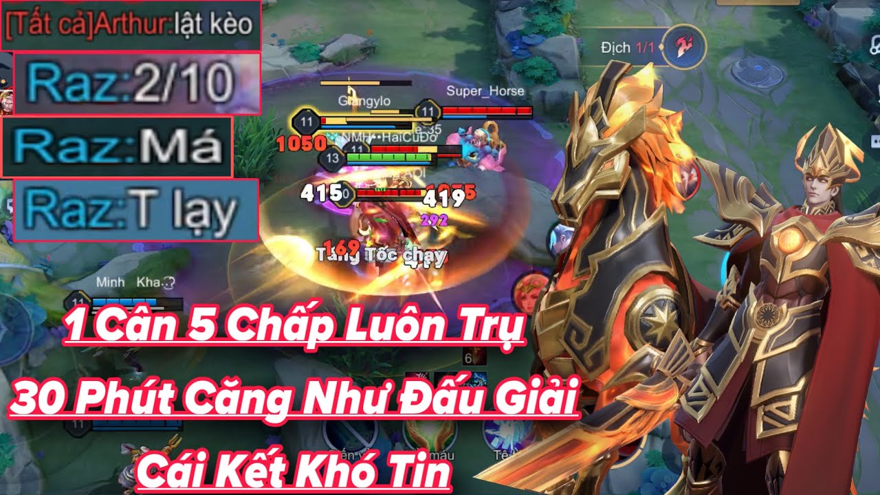 Volkath Cân 5 Băng Trụ Càn Quét Địch Triple Kill Liên Tục 30 Phút Căng Như Đấu Giải và Cái Kết