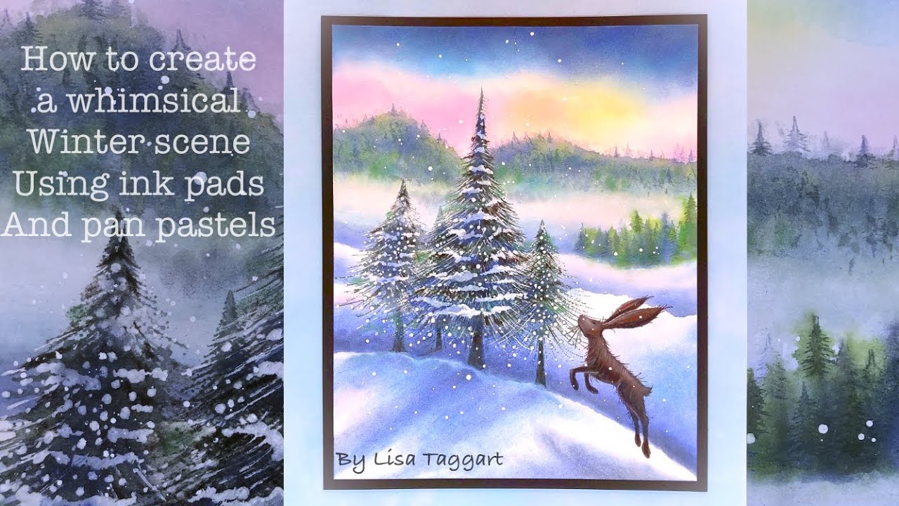 Lavinia stamps- Fir trees and fun