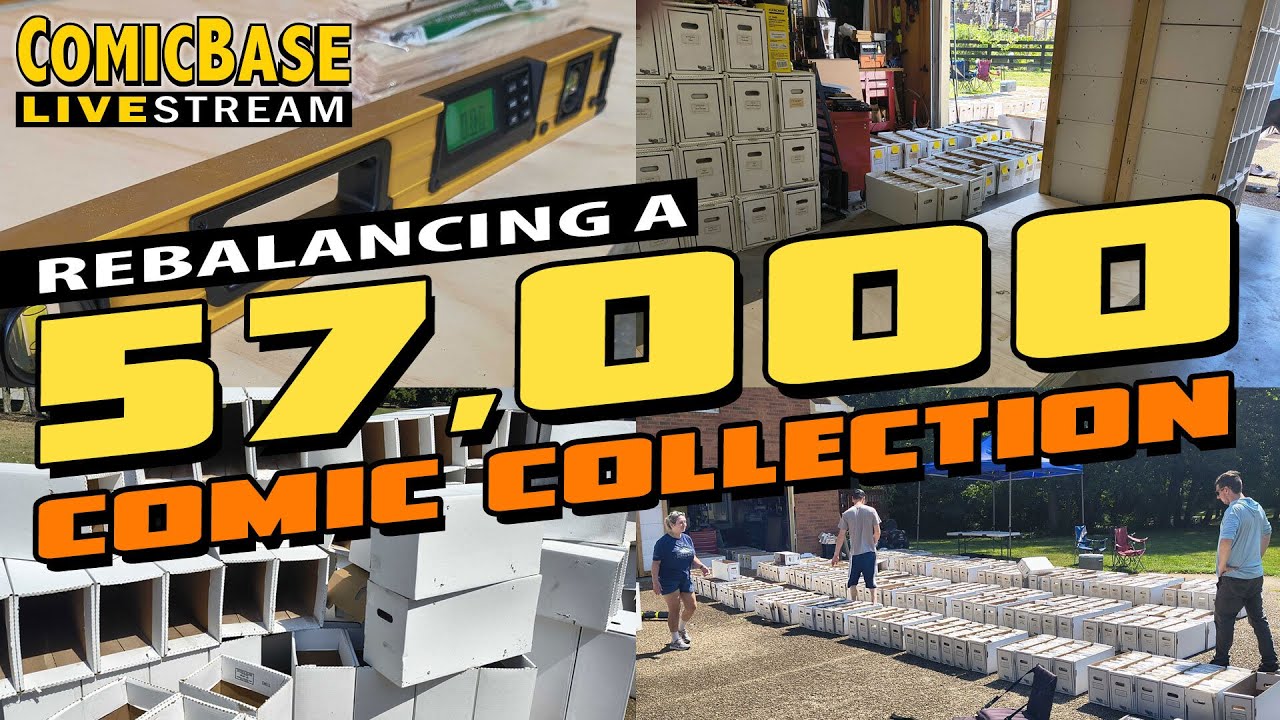 ComicBase Livestream #216: Rebalancing a 57,000 Comic Collection