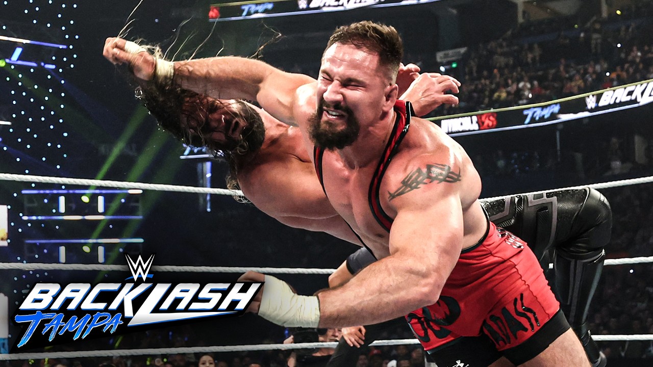 Основные моменты боя Сета Роллинза против Брона Брейккера на Backlash 2026.