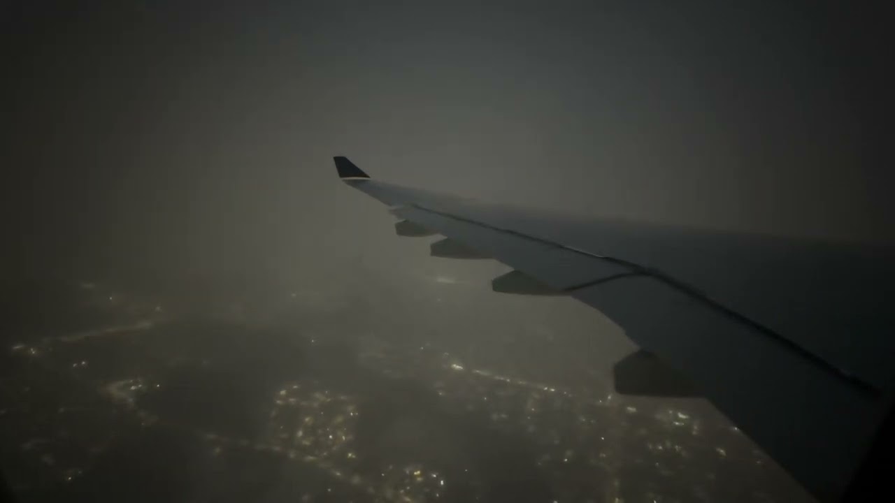 Delta A330-300 landing at DTW 1JAN2026