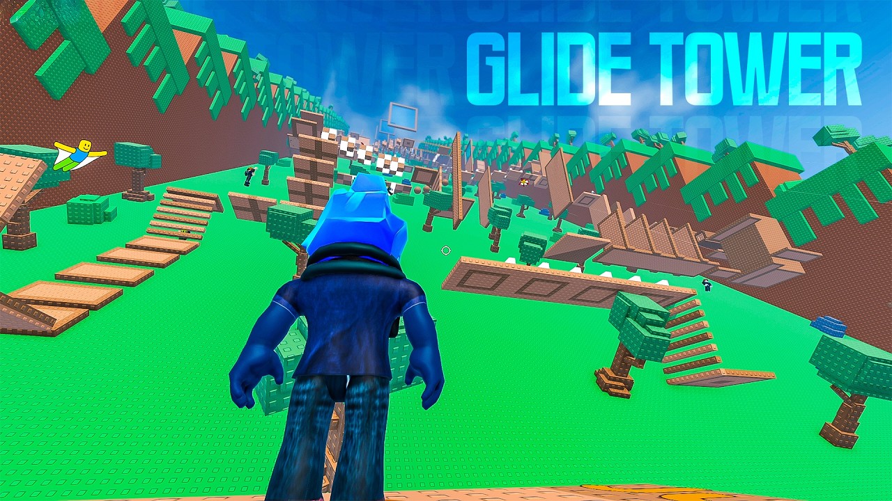 Roblox GLIDE TOWER Gameplay | ROBLOX PARKOUR Gameplay | No Copyright Gameplay | 23