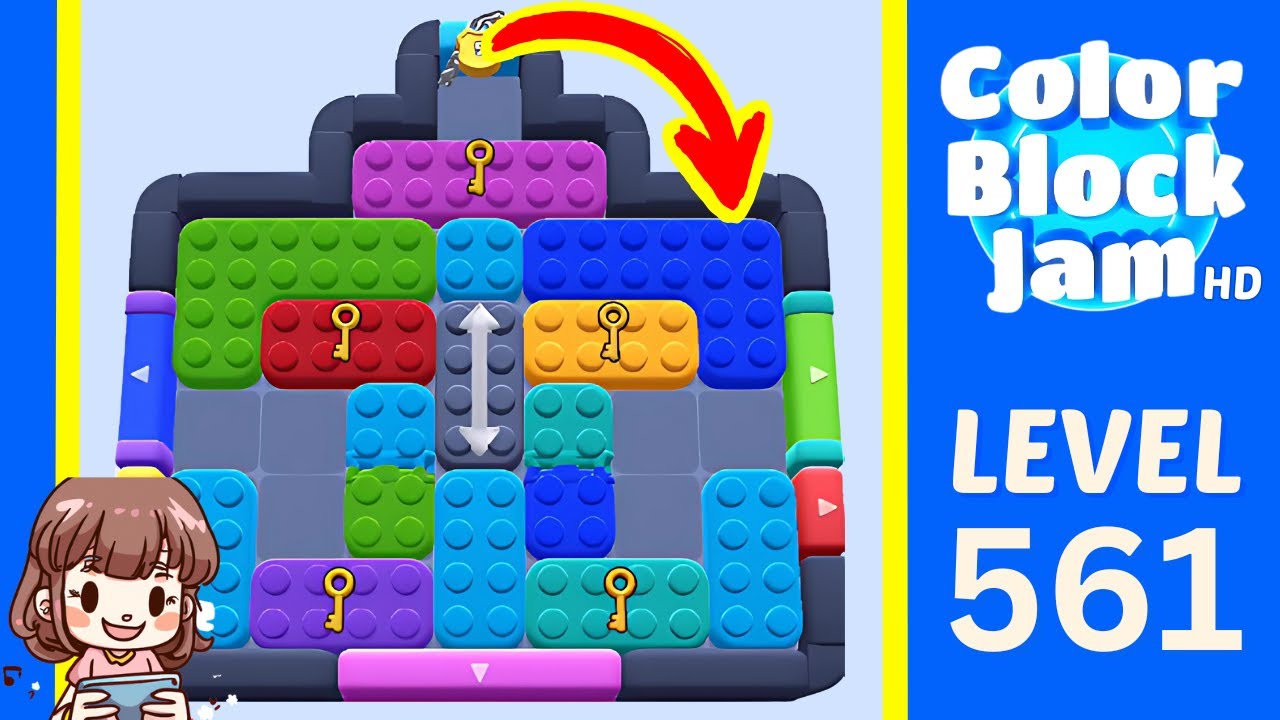 Color Block Jam Level 561 Solution Walkthrough