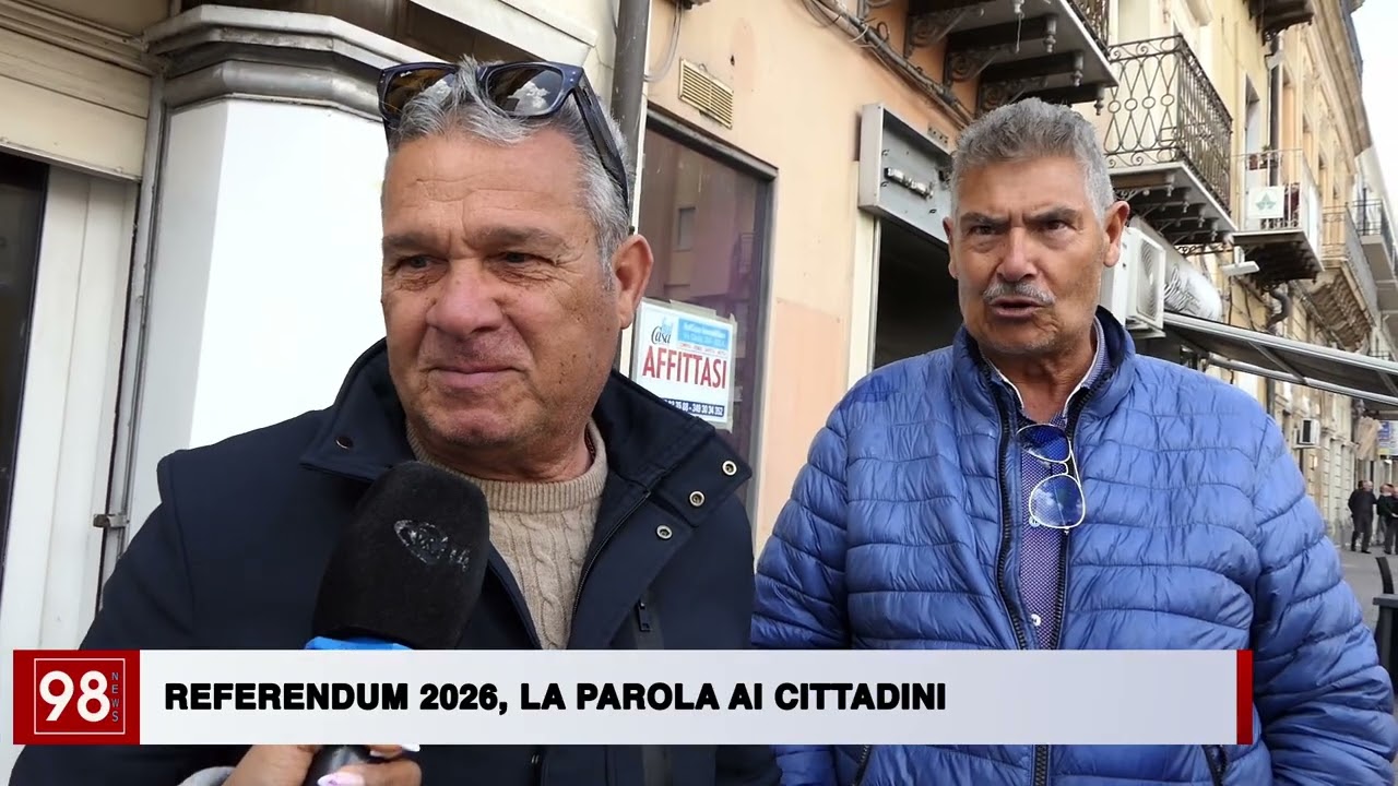 REFERENDUM 2026, LA PAROLA AI CITTADINI