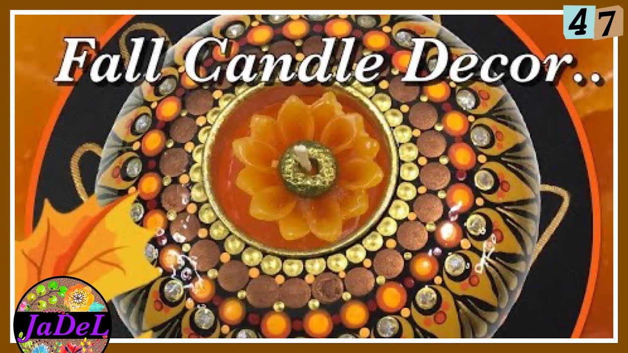 Mandala tealight holder | DIY Fall Autumn table decoration