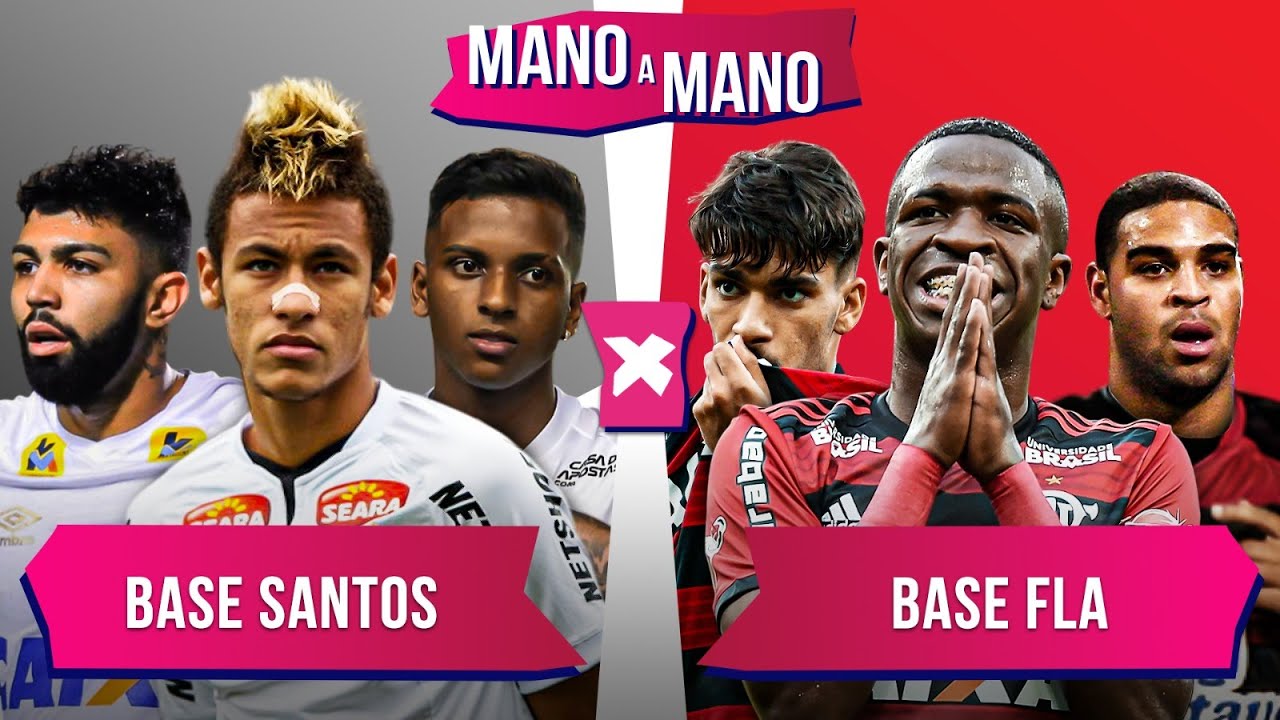 BASE DO SANTOS NO S&Eacute;CULO X BASE DO FLAMENGO NO S&Eacute;CULO: QUEM &Eacute; MELHOR? | MANO A MANO
