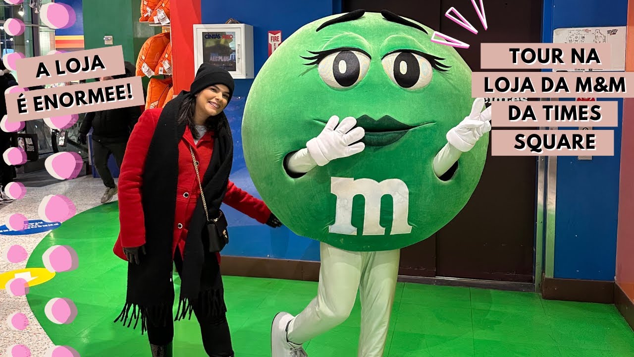 Loja da M&M na Times Square em Nova York em 2024