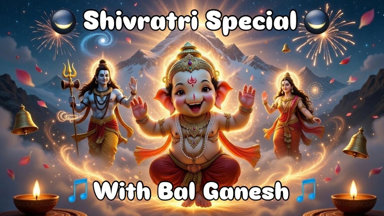 Shivratri Special | Bal Ganesh Shiv Bhajan | Har Har Mahadev #ShivratriSpecial  #ShivBhajan #ytkids