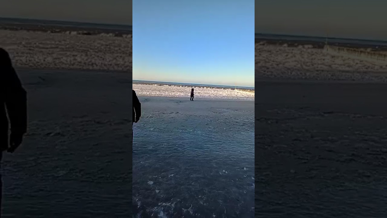 Kołobrzeg 2 luty 2026 r spacer plażą 
