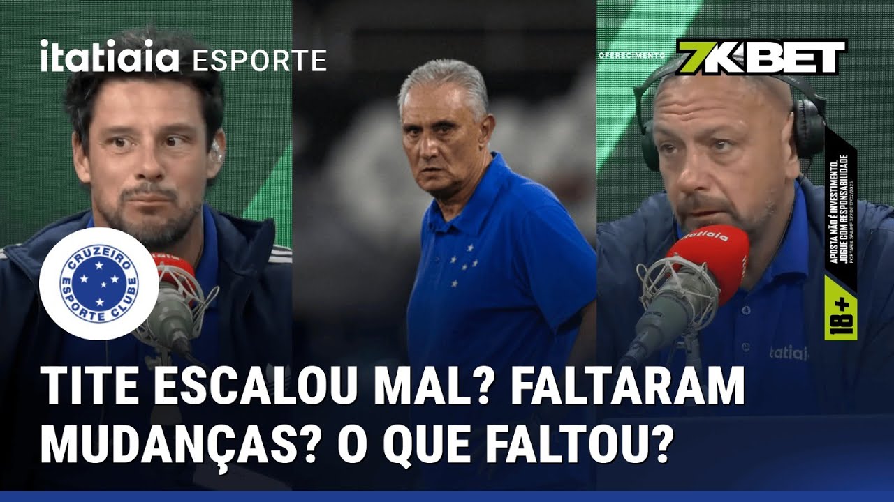ANÁLISE: O QUE FALTOU PARA O CRUZEIRO? ESCALAÇÃO PRECISA SER ALTERADA? COMENTARISTAS ANALISAM