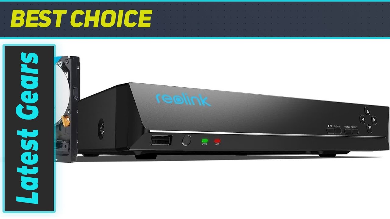 16-канальный сетевой видеорегистратор Reolink 4K для системы видеонаблюдения | Лучшая настройка в...