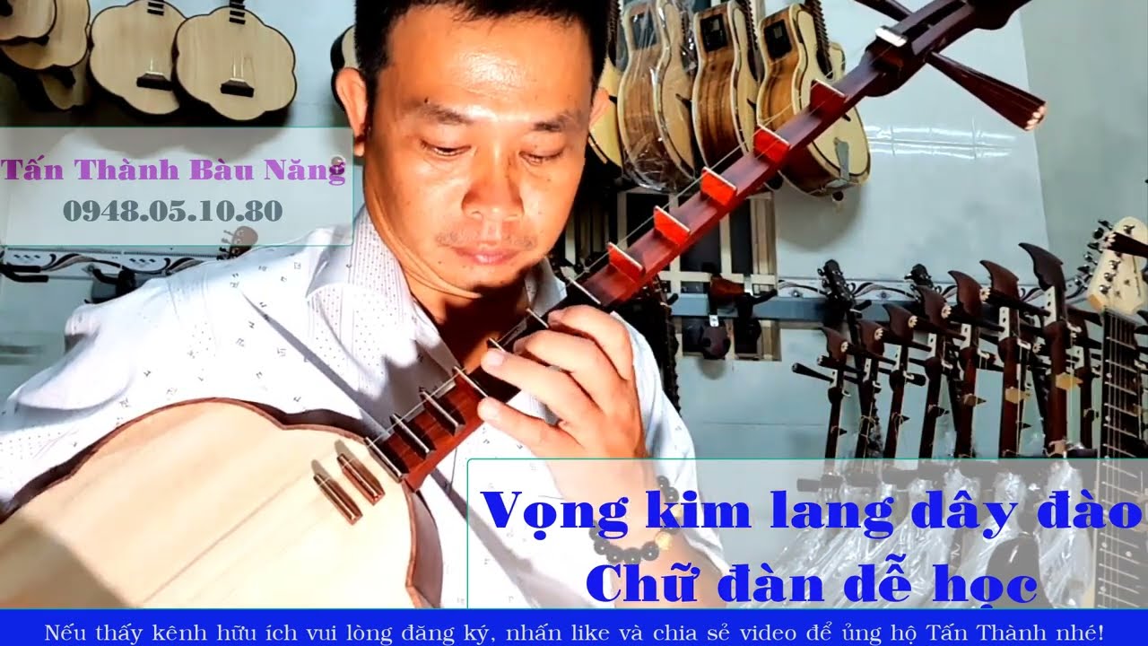 Đàn sến Vọng kim lang | Chữ đàn cơ bản dễ học nhất | Tấn Thành Bàu Năng