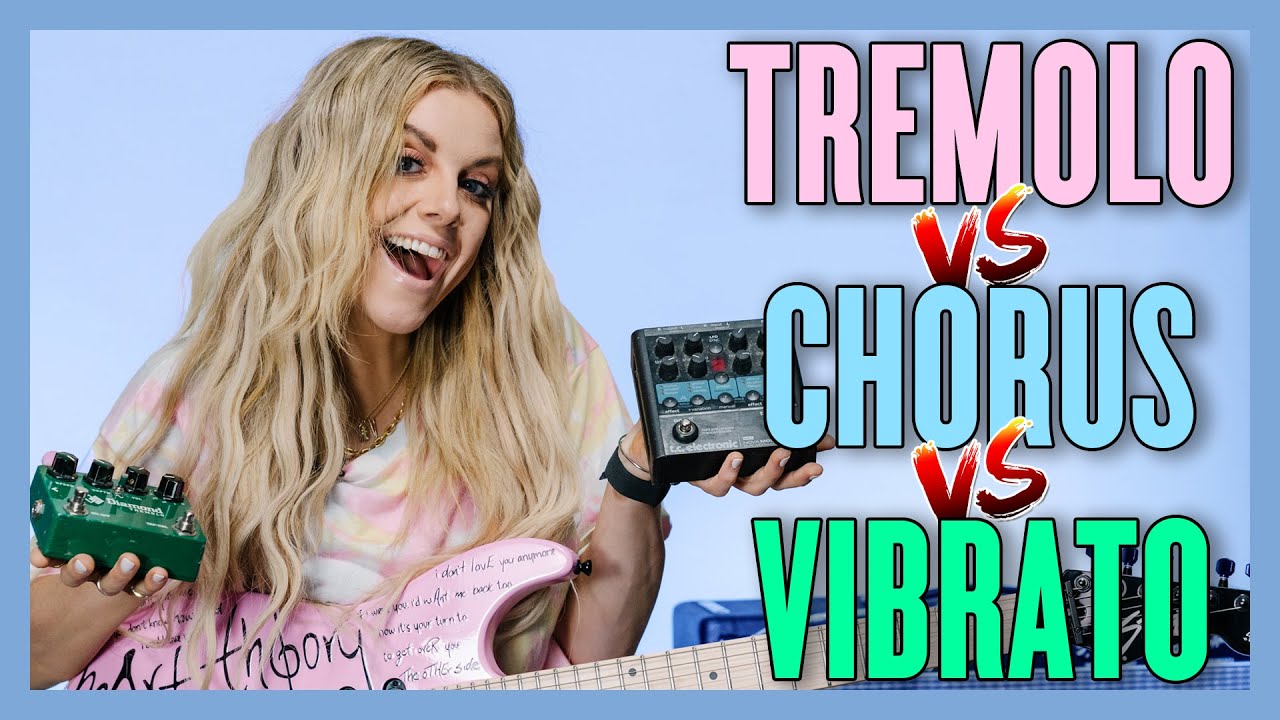 The Difference Between Tremolo, Chorus, and Vibrato (feat.@lindsayell)