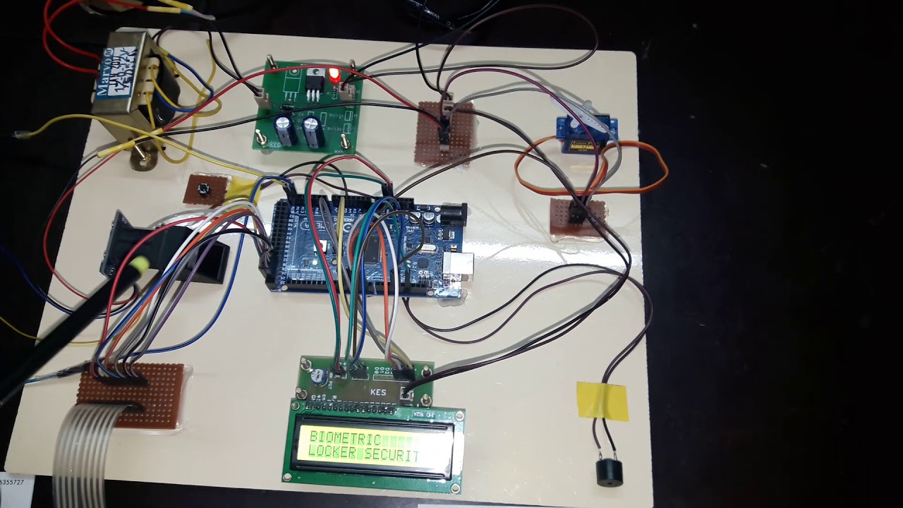 Fingerprint Based Bank Locker System