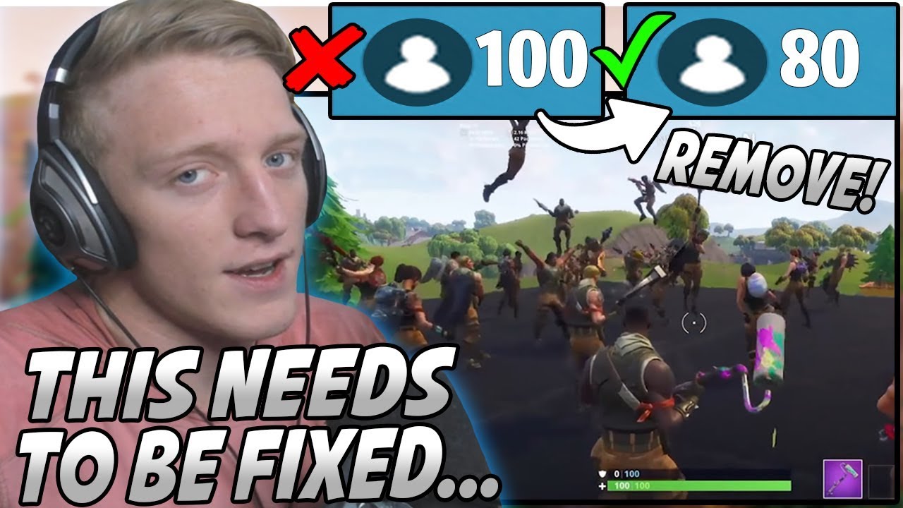 Tfue Explains Why Fortnite SHOULD NOT Have 100 People On The Map & Why It RUINS The Game!