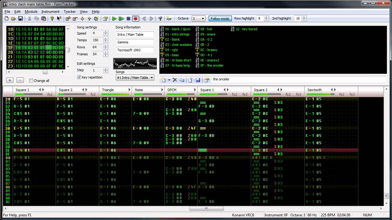 Dragon's Fury / Devil's Crush - Main Table Famitracker Cover (8-bit)