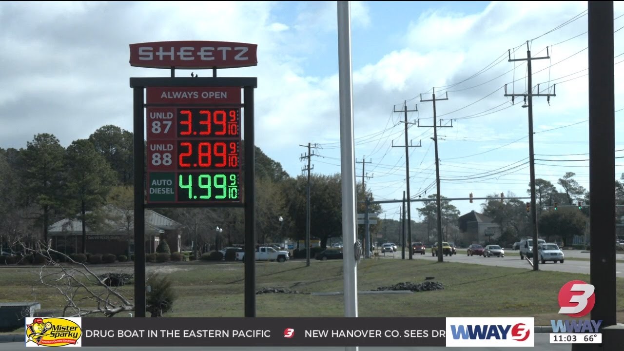 Gas prices jump across Cape Fear region as Iran conflict drives national surge