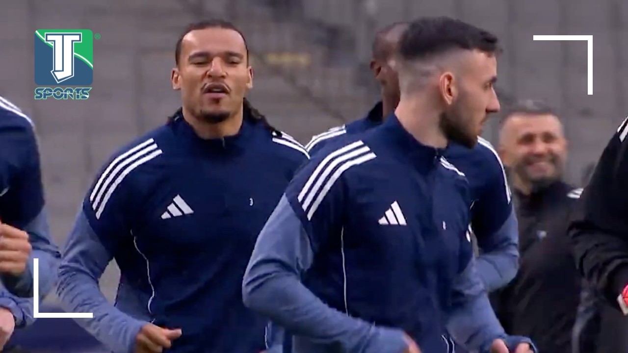 Qarabağ-trening før Champions League-kampen