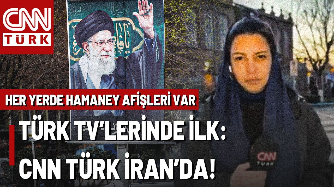 Her Yerde Hamaney Afişleri Var! Fulya Öztürk İran'dan Aktardı: CNN TÜRK İran'a Giren İlk Türk TV'Sİ