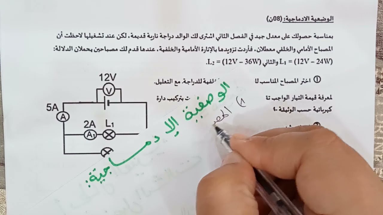 اختبار مقترح بقوة للفصل الثالث #السنة_ الثالتة _متوسط