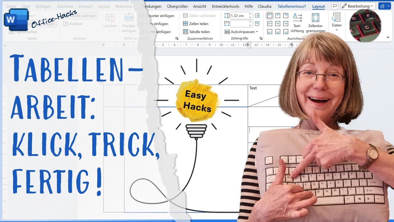 Word: Tabellen Tricks, die wirklich was taugen (Teil 1)