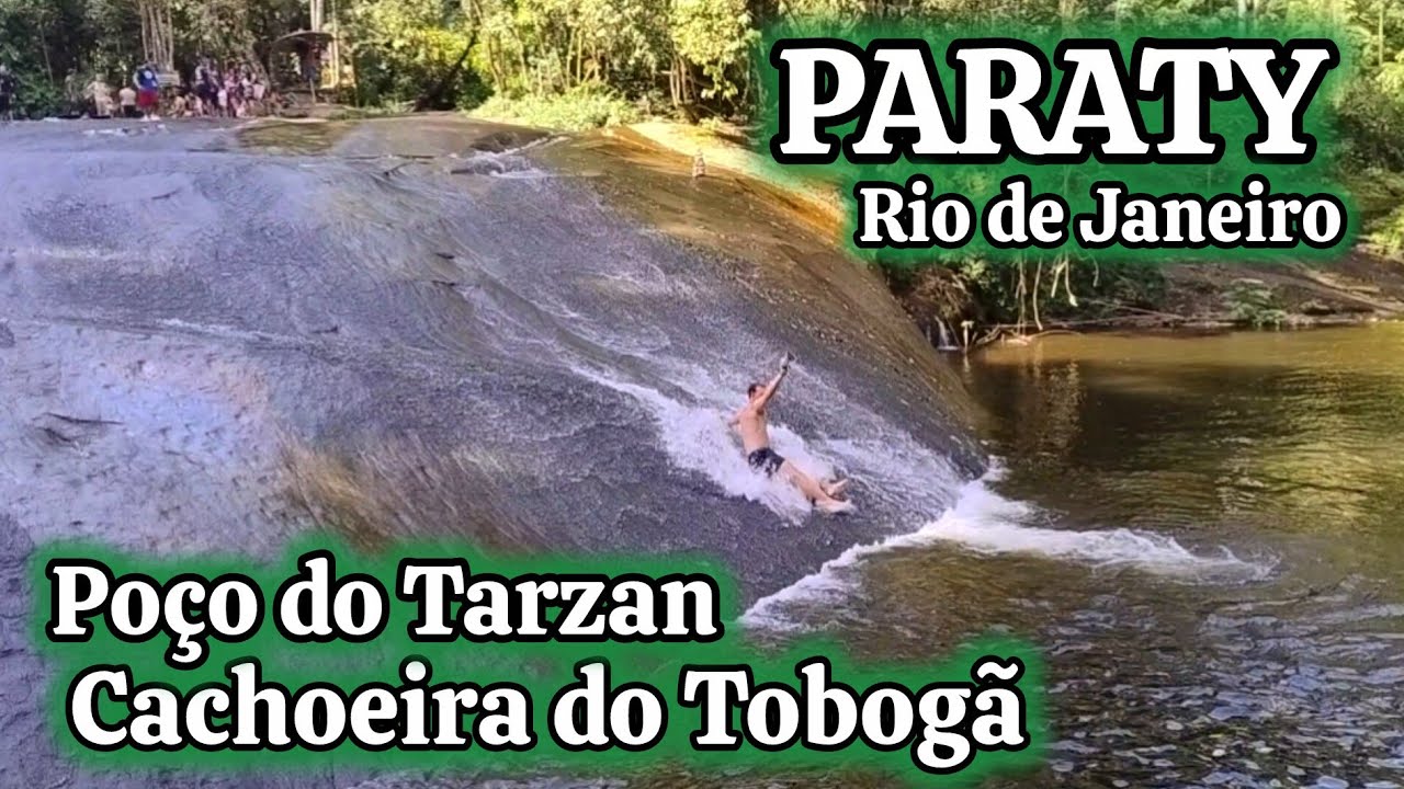 Paraty RJ - Poço do Tarzan e Cachoeira do Tobogã # Rodovia Paraty - Cunha #viagem #cachoeira 